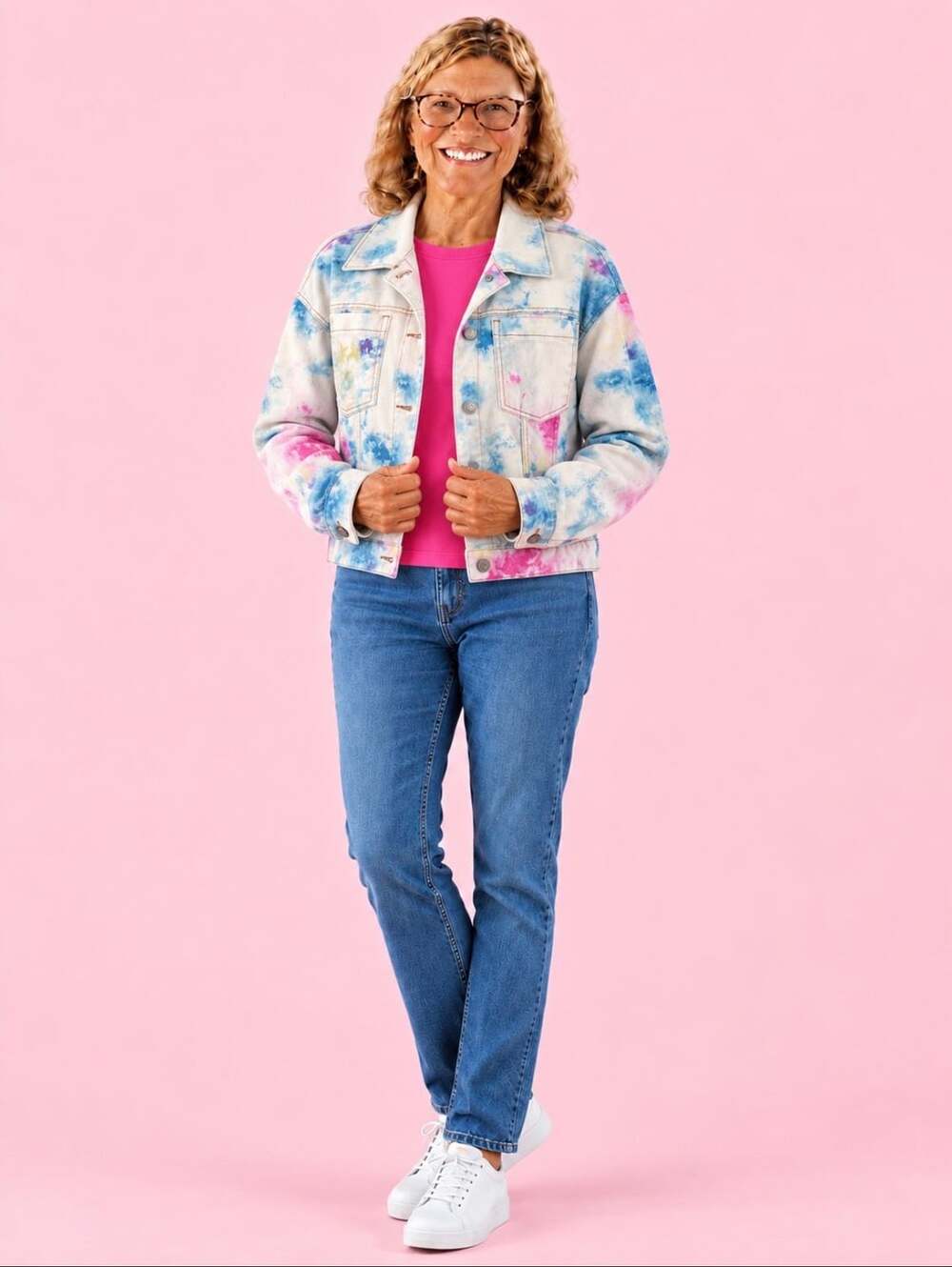 Wild Fable Tie Dye Denim Jacket